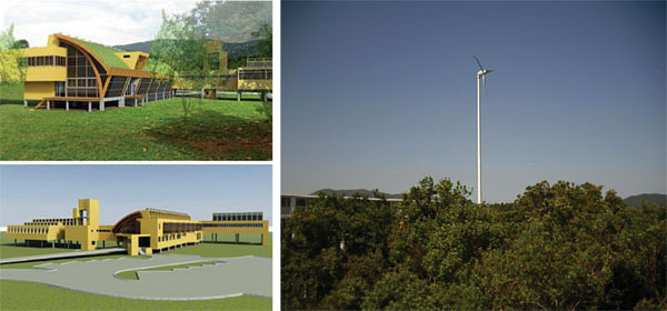 Aerogerador na Universidade Federal de Santa Catarina UFSC 